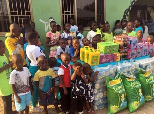 Diana Hamilton Donates To Nungua Children's Home