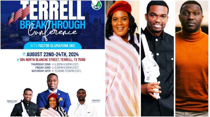 Terrell Breakthrough Conference: Ps Olumayowa Oke Leads with Gbenga Oke, Shika Drommo, and Crestroy